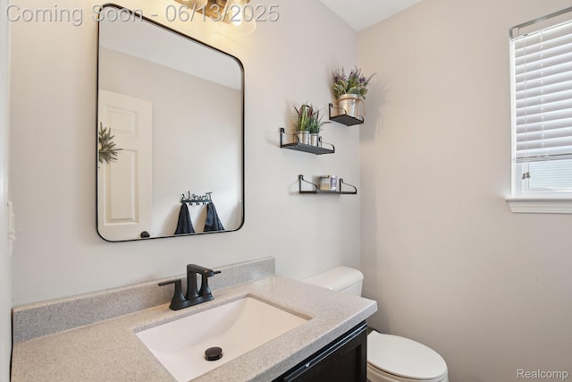 8329 Deer Creek Ct, Grand Blanc, MI 48439 - half bathroom with toilet and vanity