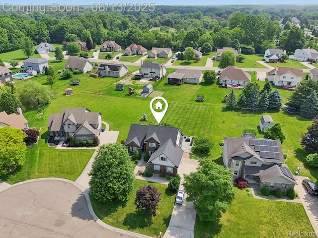 8329 Deer Creek Ct, Grand Blanc, MI 48439 - aerial view of residential area
