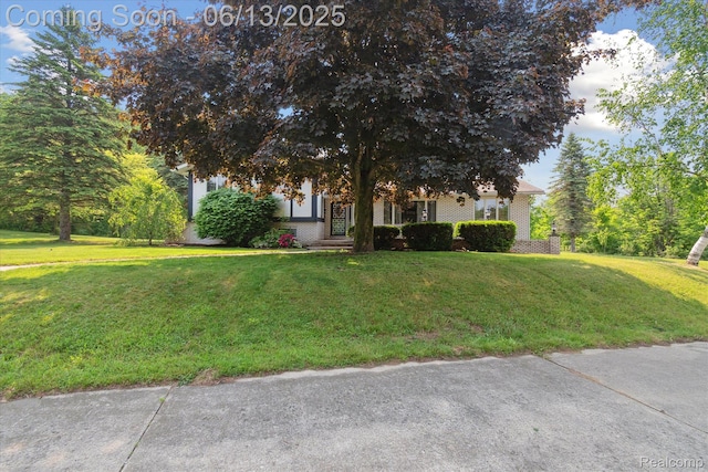 2970 Sand Beach Rd, Bad Axe, MI 48413 - view of property hidden behind natural elements with a front lawn