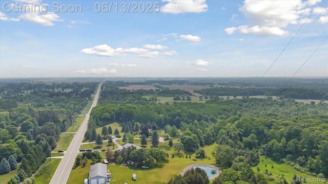 2970 Sand Beach Rd, Bad Axe, MI 48413 - bird's eye view of a forest