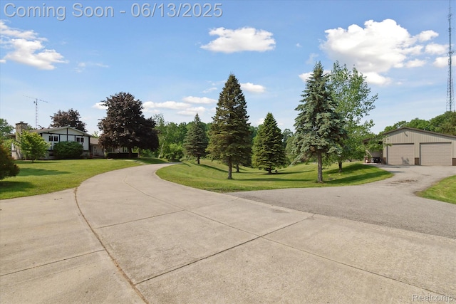 2970 Sand Beach Rd, Bad Axe, MI 48413 - view of concrete driveway