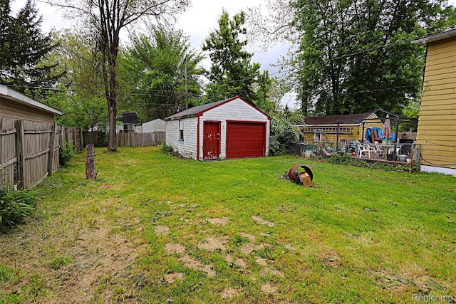19444 Inkster Rd, Redford, MI 48240 - view of yard with an outbuilding