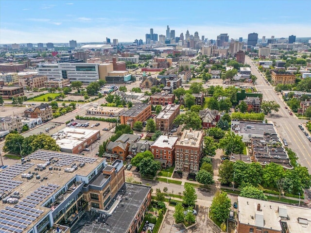 469 W Willis St Unit 4, Detroit, MI 48201 - drone / aerial view of city skyline