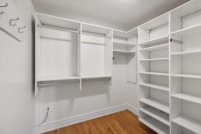 469 W Willis St Unit 4, Detroit, MI 48201 - walk in closet with wood finished floors