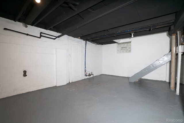 17376 Fielding St, Detroit, MI 48219 - view of unfinished basement