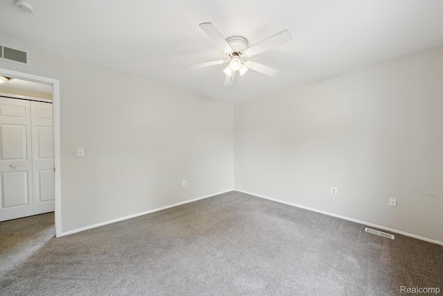 7302 Parkway Ct, Canton, MI 48187 - carpeted spare room with ceiling fan and a smoke detector