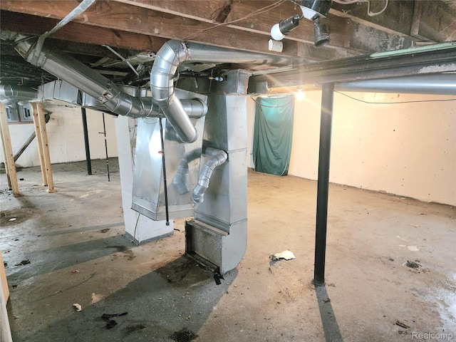 16612 Ilene St, Detroit, MI 48221 - view of unfinished basement