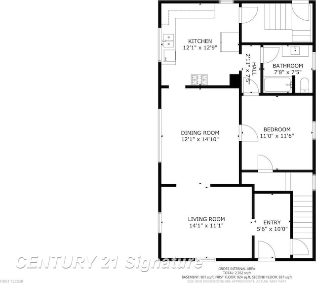 408 S Alp St, Bay City, MI 48706 - view of home floor plan