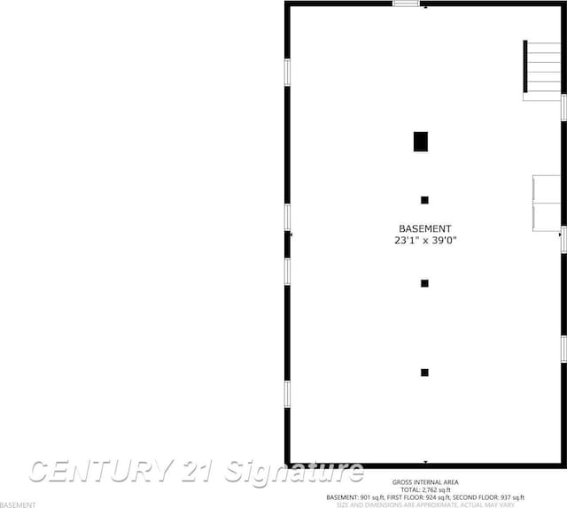408 S Alp St, Bay City, MI 48706 - view of home floor plan
