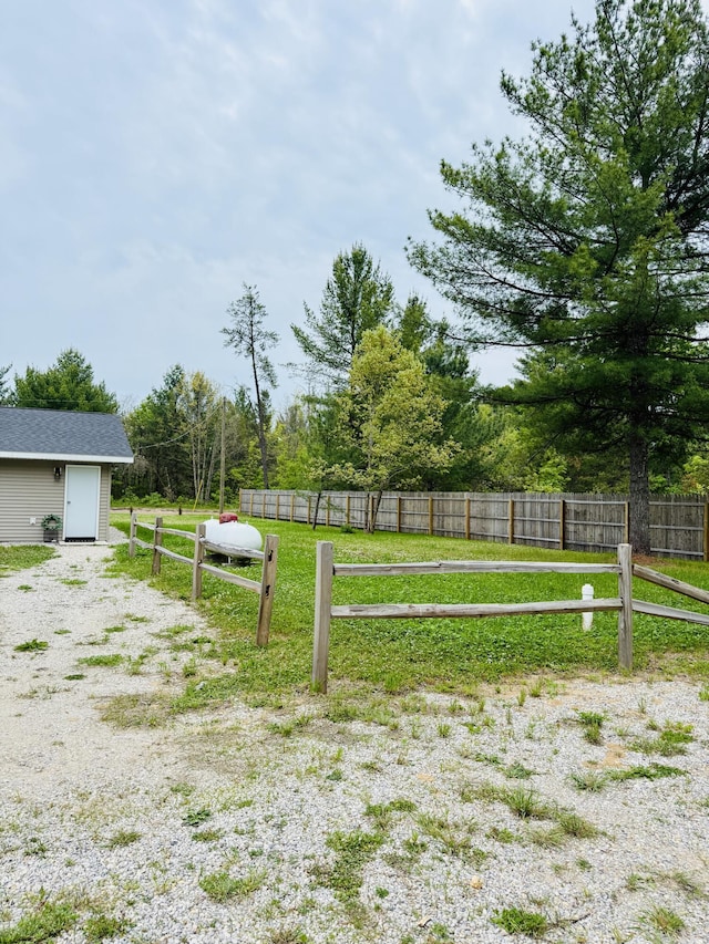 4223 S Harvard Ave, Baldwin, MI 49304 - view of yard with an outdoor structure