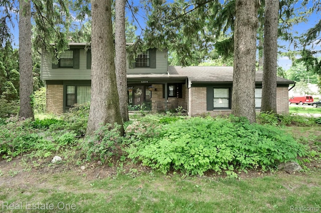 23229 Gilbar St, Novi, MI 48375 - view of front of home with brick siding