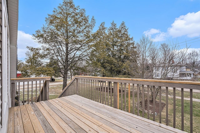 119 E Eliza St, Schoolcraft, MI 49087 - view of wooden terrace