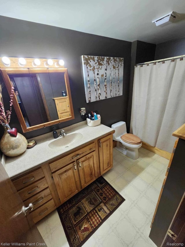 370 Wales Ridge Rd, Wales, MI 48027 - full bath featuring vanity and tile patterned floors