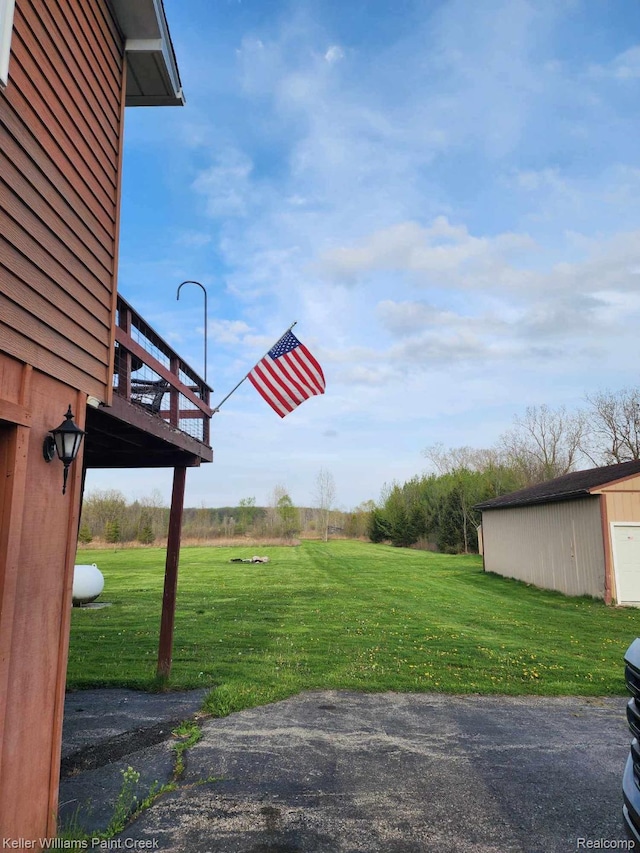 370 Wales Ridge Rd, Wales, MI 48027 - view of grassy yard