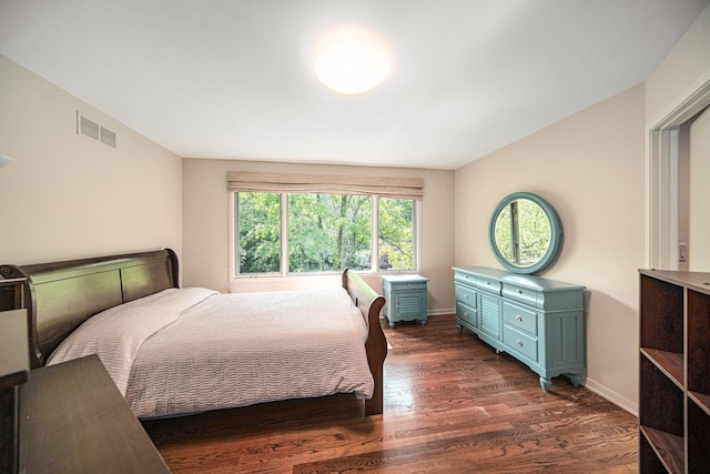 2002 Valleyview Dr, Ann Arbor, MI 48105 - bedroom with dark wood-style floors and baseboards