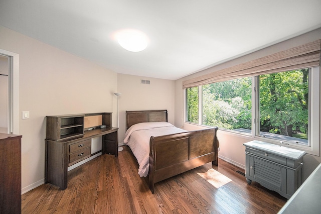 2002 Valleyview Dr, Ann Arbor, MI 48105 - bedroom featuring dark wood-type flooring and baseboards