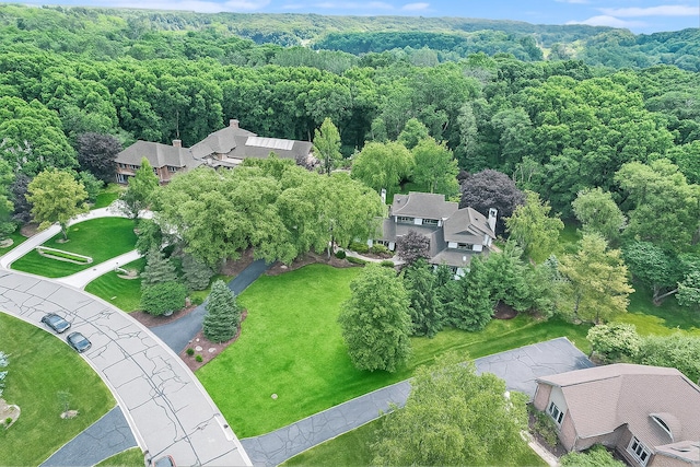 2002 Valleyview Dr, Ann Arbor, MI 48105 - aerial view of a heavily wooded area