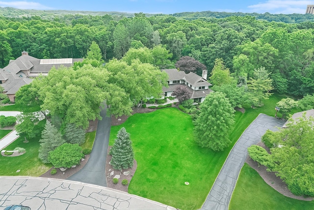2002 Valleyview Dr, Ann Arbor, MI 48105 - aerial view of a heavily wooded area