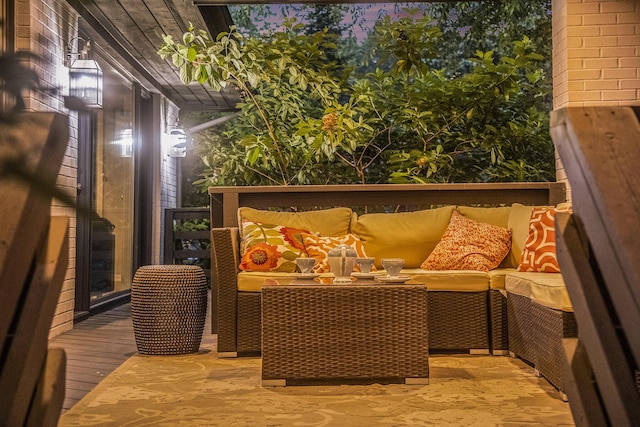 2002 Valleyview Dr, Ann Arbor, MI 48105 - balcony featuring an outdoor living space