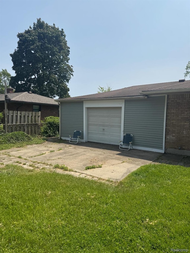 21451 N Nunneley Rd, Shelby Twp, MI 48036 - garage featuring driveway