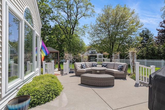 3225 Bronson Blvd, Kalamazoo, MI 49008 - view of patio / terrace featuring outdoor lounge area