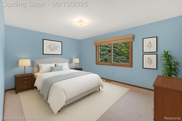 2456 Red Maple Dr, Troy, MI 48098 - bedroom with baseboards and light colored carpet