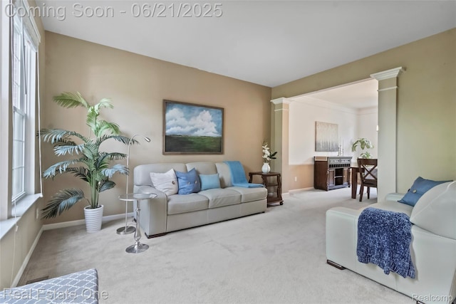 7244 Millrock Ave, Shelby Twp, MI 48317 - living area with carpet flooring