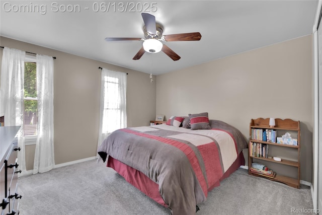 3039 Elmcrest Rd, Sterling Heights, MI 48310 - bedroom featuring carpet flooring and a ceiling fan