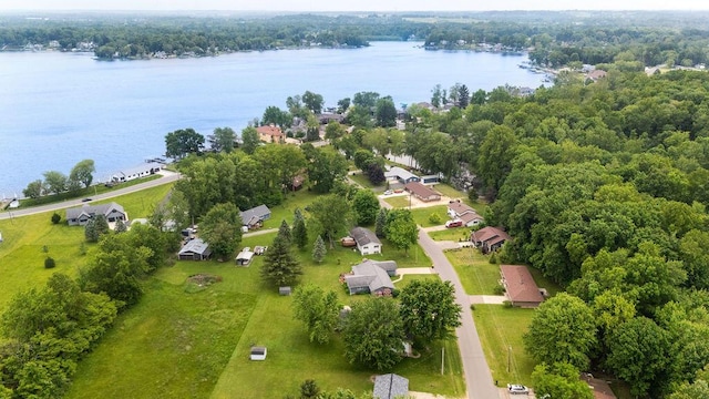 5549 Newton Ave, Coloma, MI 49038 - drone / aerial view of a nearby body of water