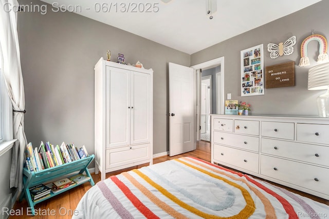 122 N Wilson Ave, Royal Oak, MI 48067 - bedroom featuring light wood finished floors and baseboards