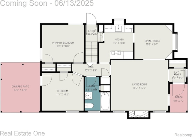 122 N Wilson Ave, Royal Oak, MI 48067 - view of floor plan / room layout