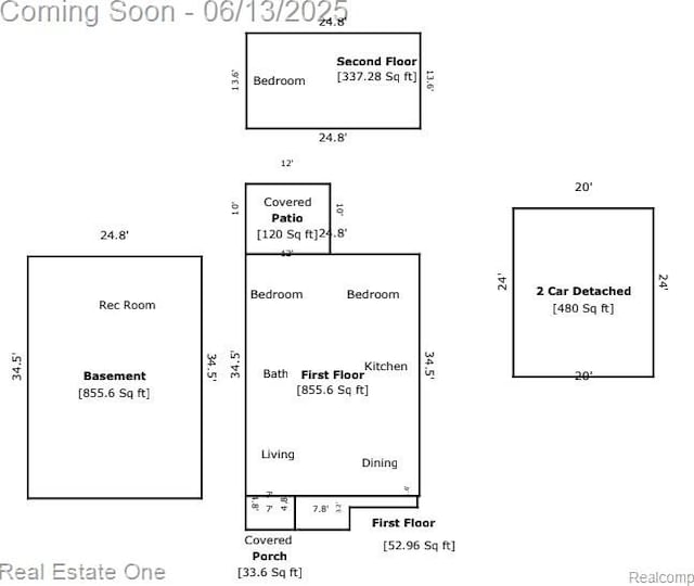 122 N Wilson Ave, Royal Oak, MI 48067 - view of room layout