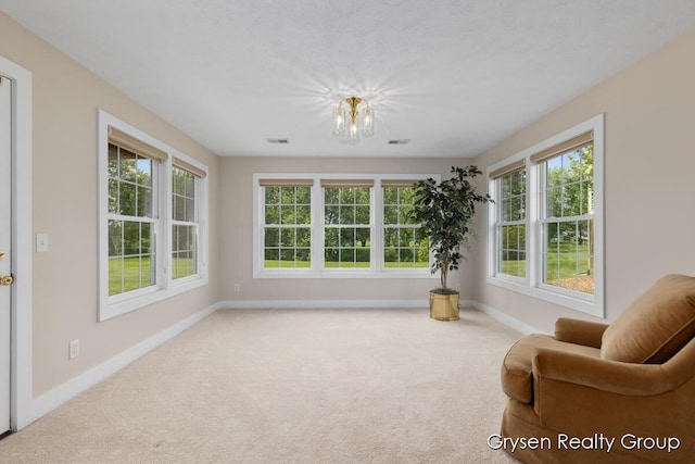 971 Aberdeen Way, Hudsonville, MI 49426 - living area with a chandelier and carpet floors