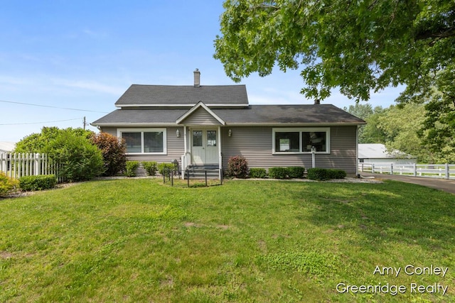 821 W Baseline Rd, Plainwell, MI 49080 - view of front of house featuring a chimney