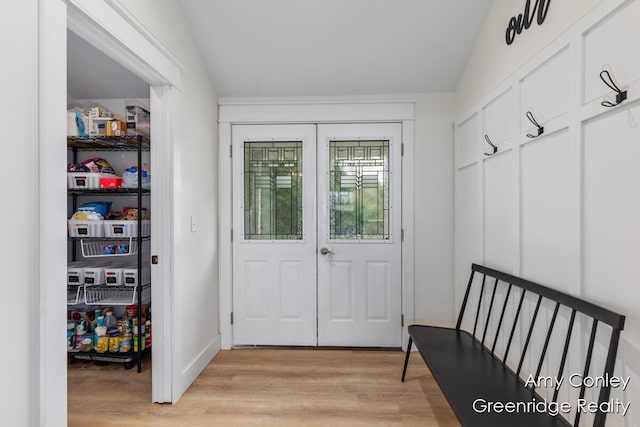 821 W Baseline Rd, Plainwell, MI 49080 - mudroom featuring light wood-style floors