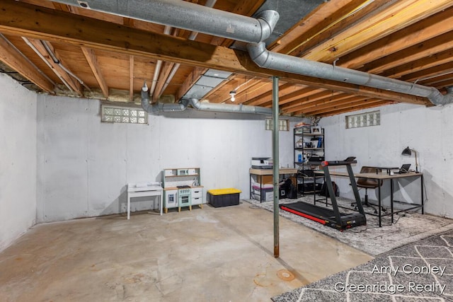 821 W Baseline Rd, Plainwell, MI 49080 - view of unfinished basement