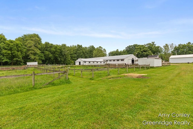 821 W Baseline Rd, Plainwell, MI 49080 - view of yard with a view of countryside