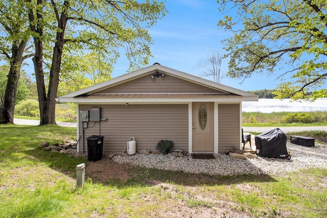 5729 N Bass Lake Rd, Irons, MI 49644 - view of outdoor structure