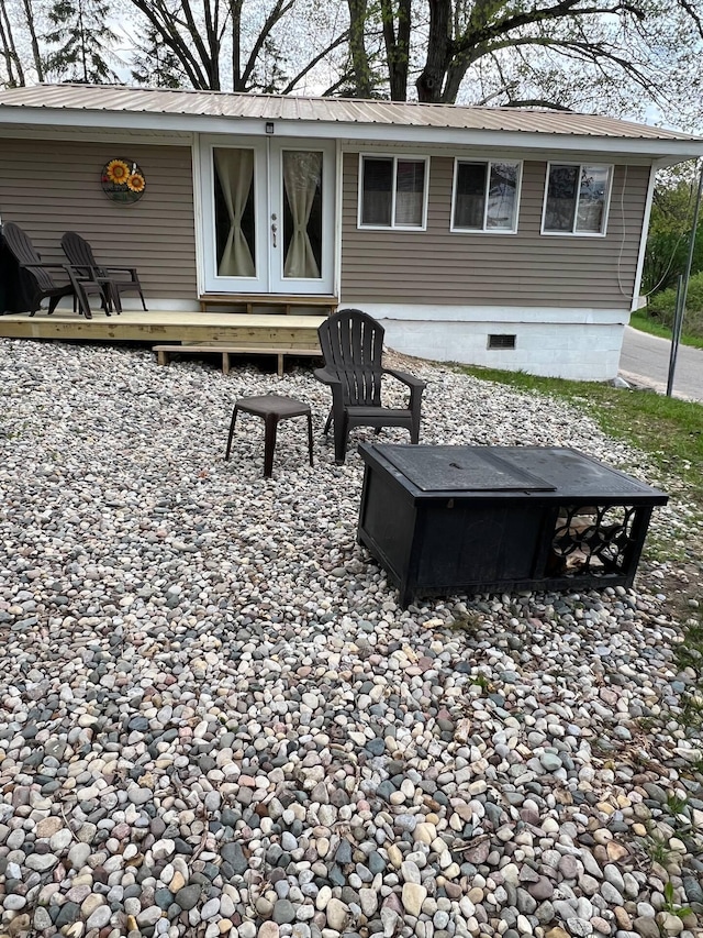 5729 N Bass Lake Rd, Irons, MI 49644 - view of patio / terrace featuring a deck