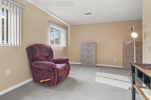 39502 Salvatore Dr, Sterling Heights, MI 48313 - sitting room with carpet and baseboards