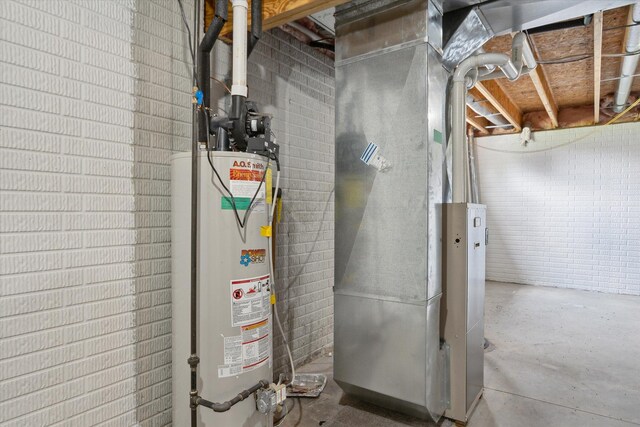 340 E 4th St, Onsted, MI 49265 - utility room with water heater