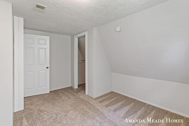 443 Nicholson St, Ionia, MI 48846 - additional living space featuring carpet flooring and a textured ceiling