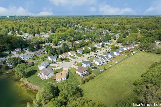 1706 Steff Ct SW, Wyoming, MI 49519 - aerial overview of property's location with a heavily wooded area