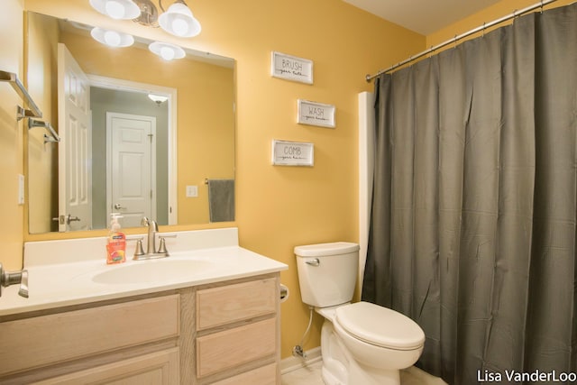 1706 Steff Ct SW, Wyoming, MI 49519 - bathroom featuring vanity, tile patterned floors, and curtained shower