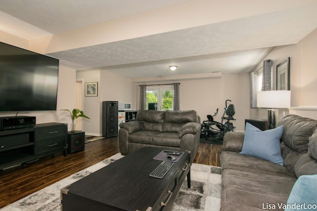 1706 Steff Ct SW, Wyoming, MI 49519 - living room with wood finished floors and baseboards