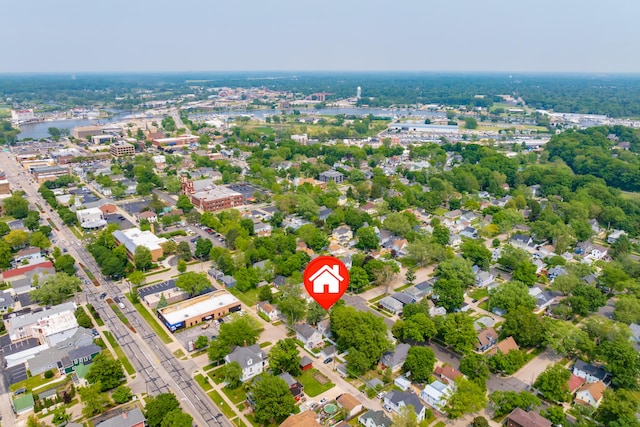 716 Price St, Saint Joseph, MI 49085 - aerial view of property's location with a nearby body of water