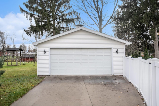 16 E Pine St, Fremont, MI 49412 - view of detached garage