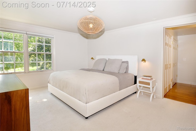 32965 Franklin Ct, Franklin, MI 48025 - bedroom with crown molding and carpet