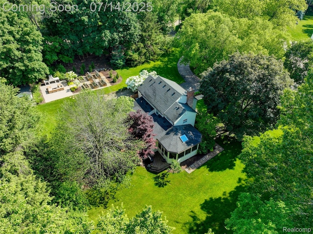 32965 Franklin Ct, Franklin, MI 48025 - aerial view of property and surrounding area