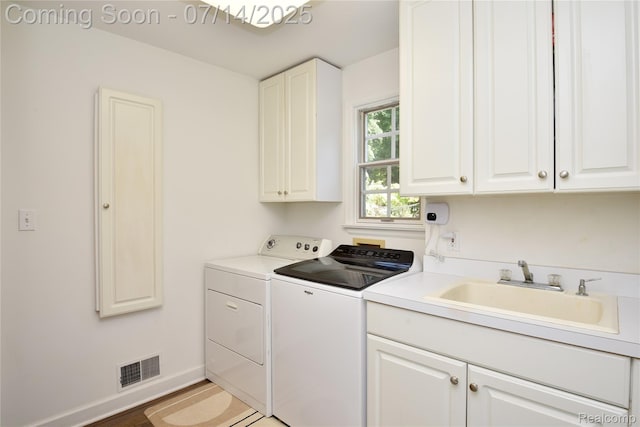 32965 Franklin Ct, Franklin, MI 48025 - washroom with cabinet space and separate washer and dryer